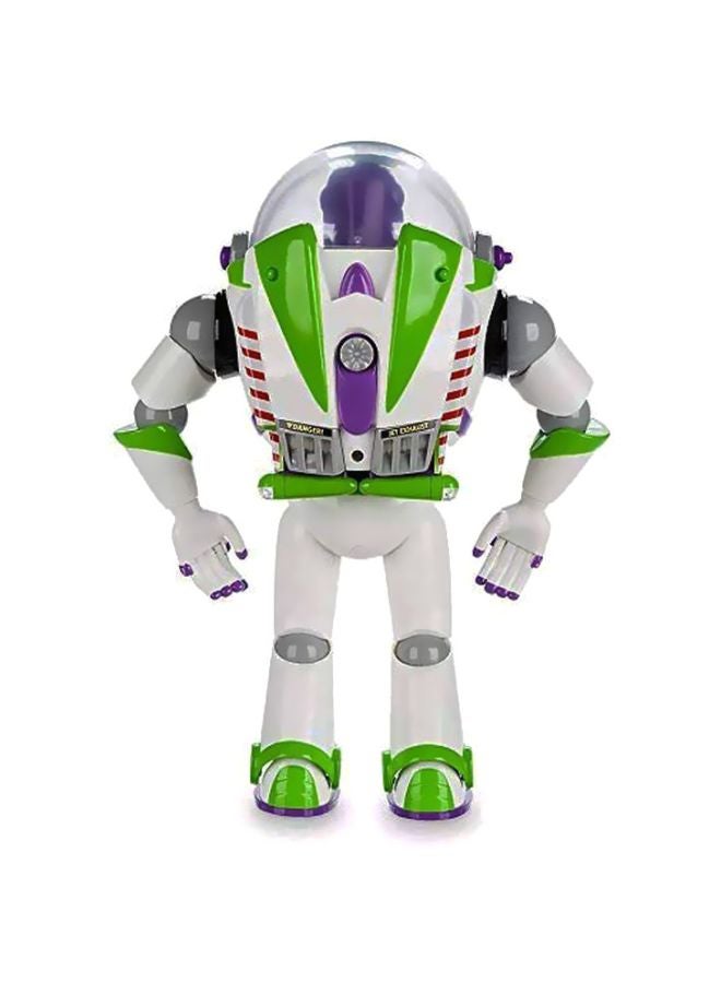 Disney Advanced Talking Buzz Lightyear Action Figure-	White/Green/Purple