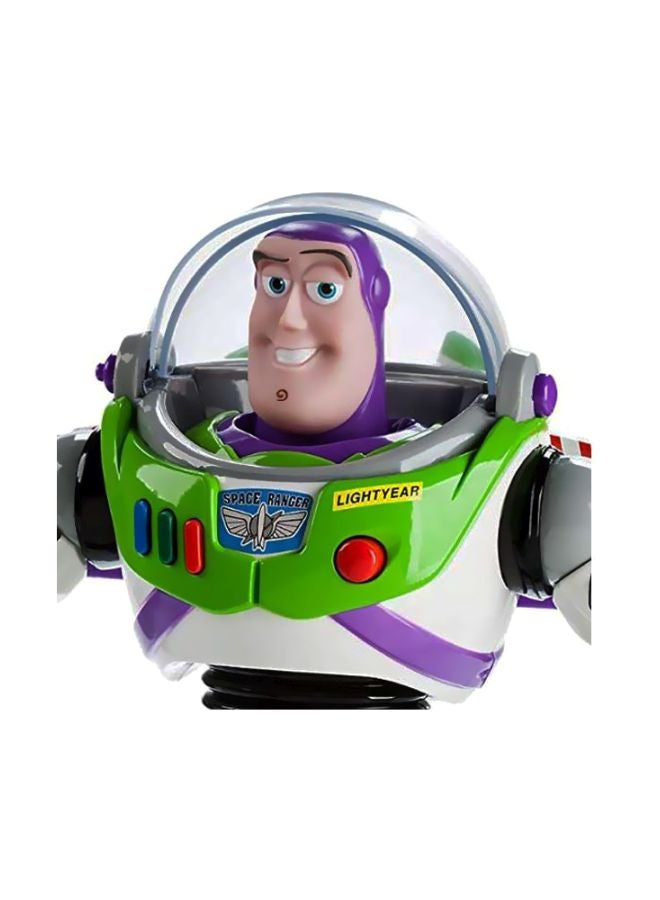 Disney Advanced Talking Buzz Lightyear Action Figure-	White/Green/Purple