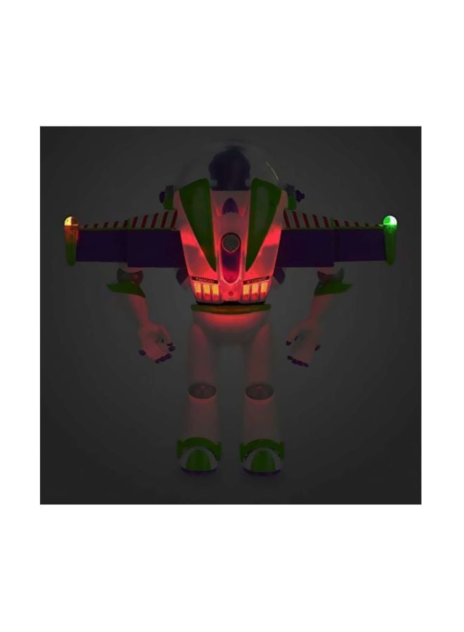 Disney Advanced Talking Buzz Lightyear Action Figure-	White/Green/Purple