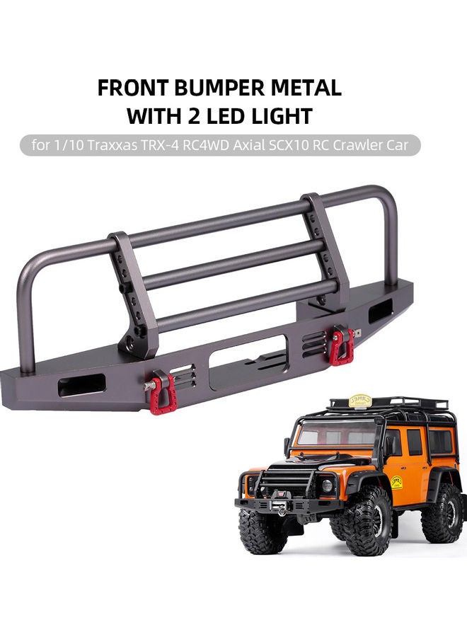 Front Bumper With 2 LED Light 21 x 3 x 11cm
