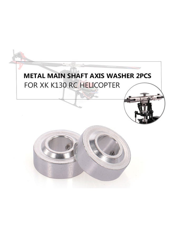 2-Piece Metal Main Shaft Axis Washer 10 x 0.5 x 4.5cm