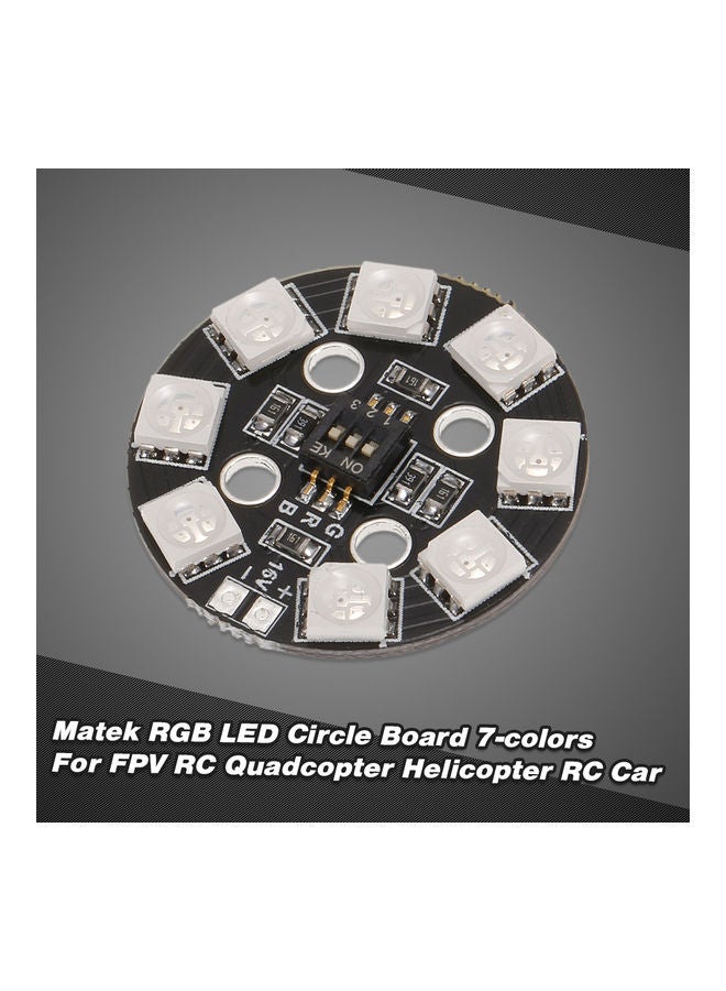 Matek RGB LED Circle Board 7-colors 8x0.5x6cm