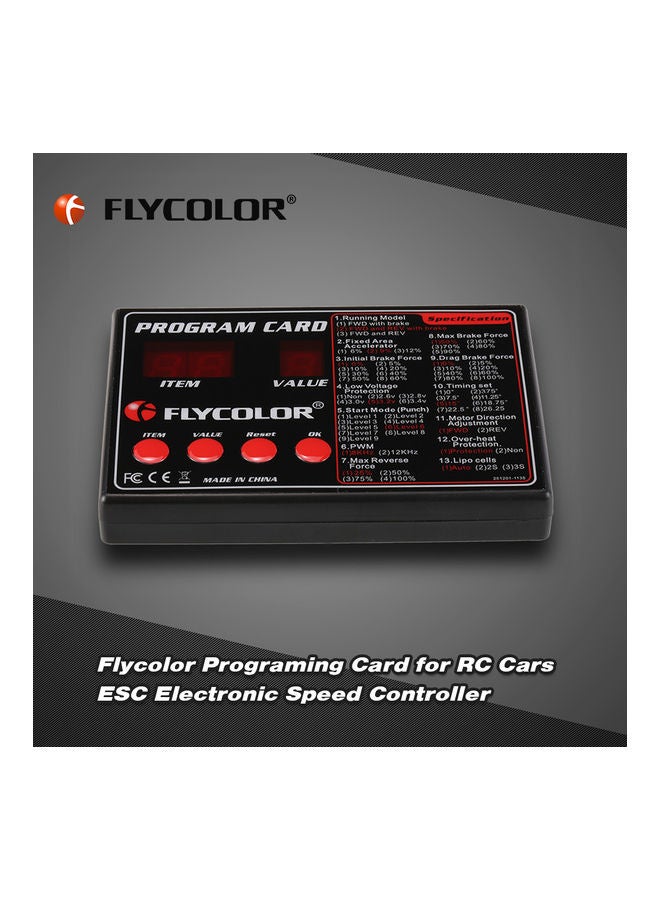 Programing Card for RC Cars ESC Electronic Speed Controller