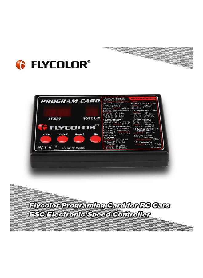 Programing Card for RC Cars ESC Electronic Speed Controller