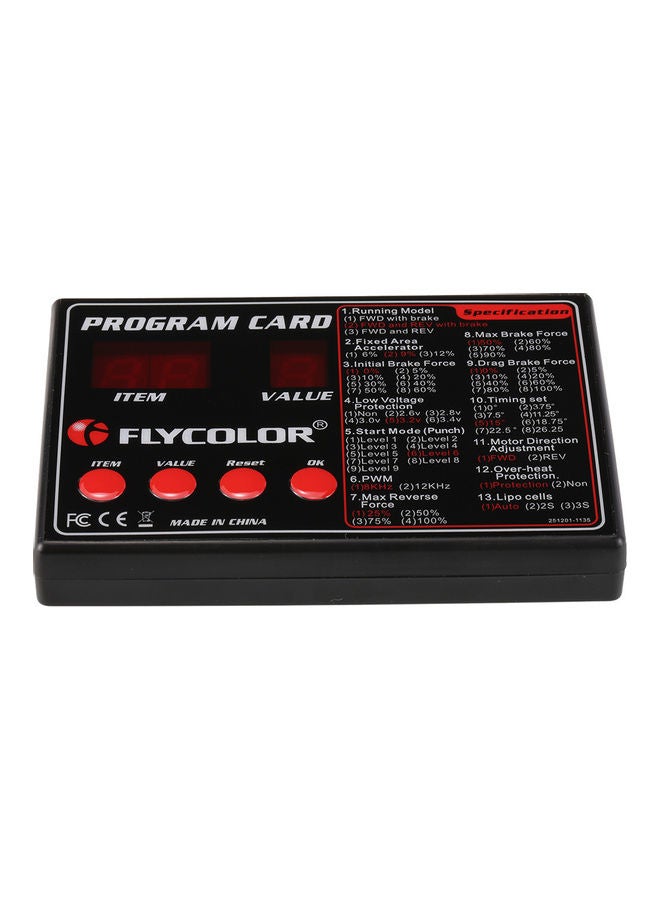 Programing Card for RC Cars ESC Electronic Speed Controller