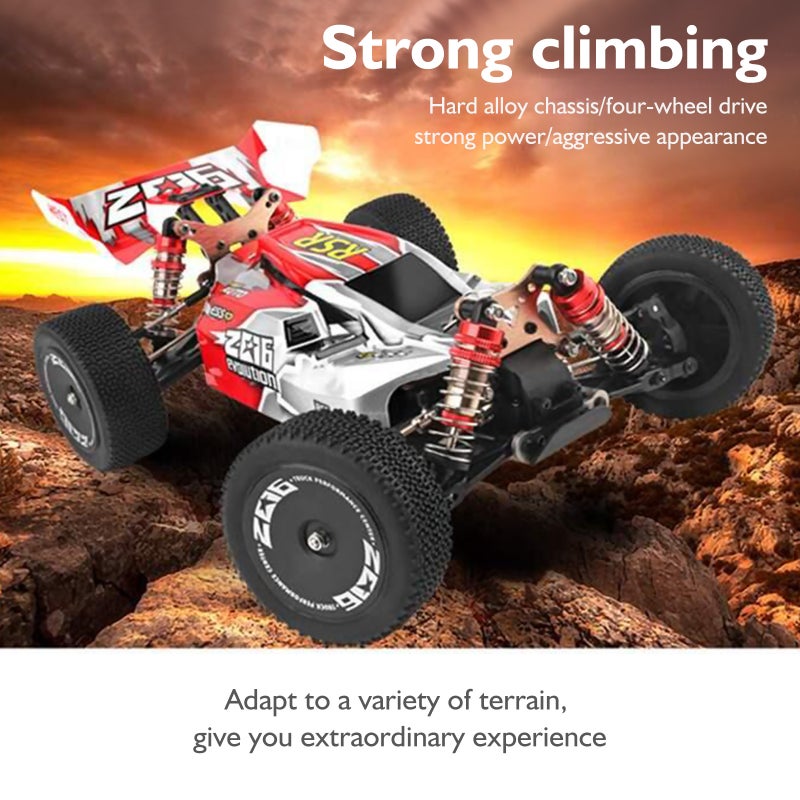 XKS 144001 60km/h 1/14 Scale 2.4GHz 4WD RTR High Speed Off-Road Drift RC Buggy Car 41.5cm