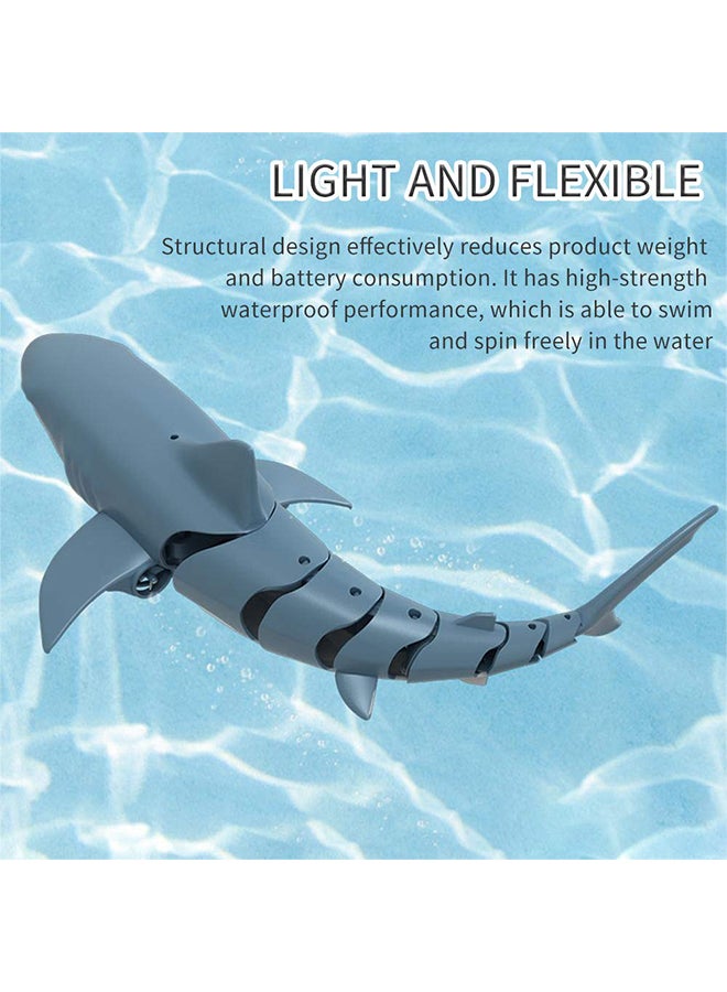 Mini Underwater Flexible Rich Detailing Swim Shark With Remote Control For Kids