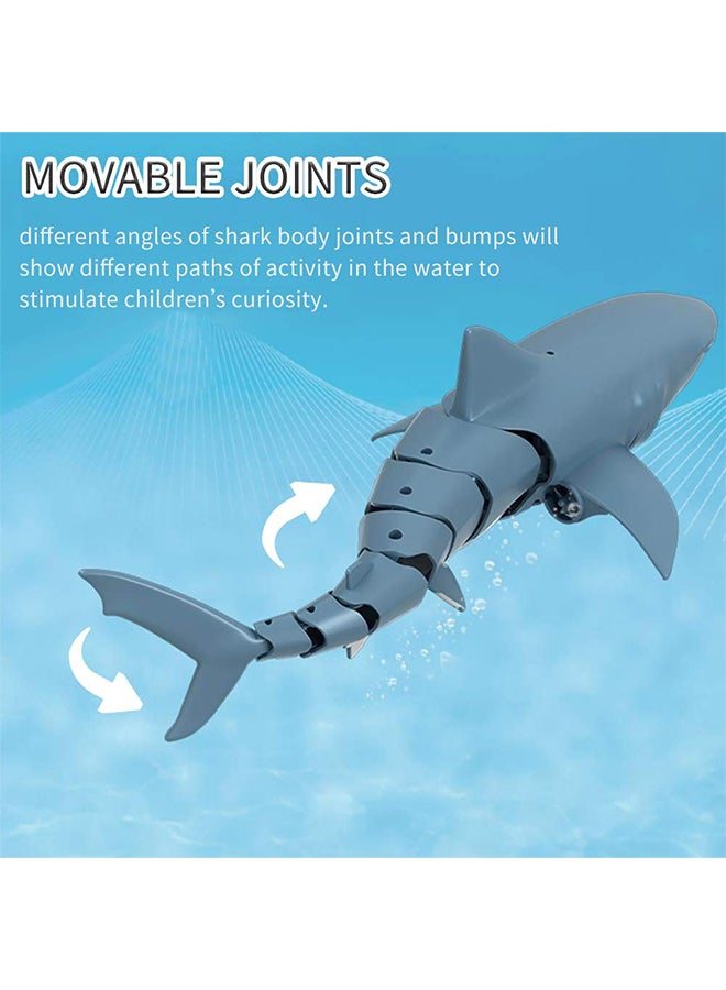 Mini Underwater Flexible Rich Detailing Swim Shark With Remote Control For Kids