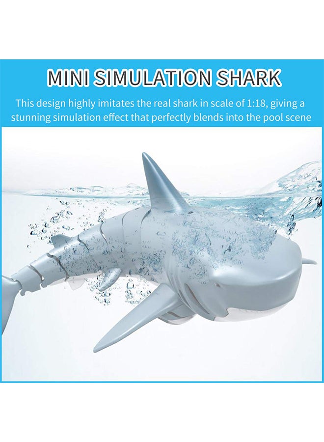 Mini Underwater Flexible Rich Detailing Swim Shark With Remote Control For Kids