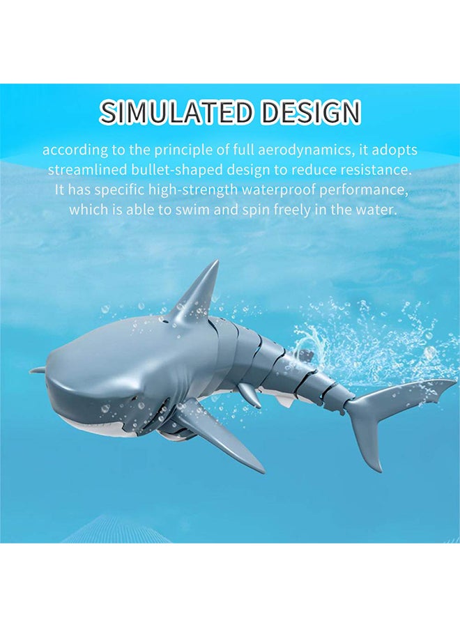 Mini Underwater Flexible Rich Detailing Swim Shark With Remote Control For Kids