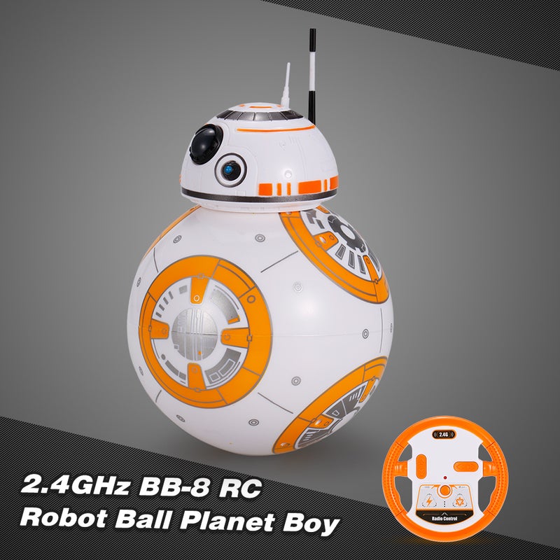BB-8 2.4GHz RC Robot Ball Remote Control Planet Boy 27 x 16 x 22cm