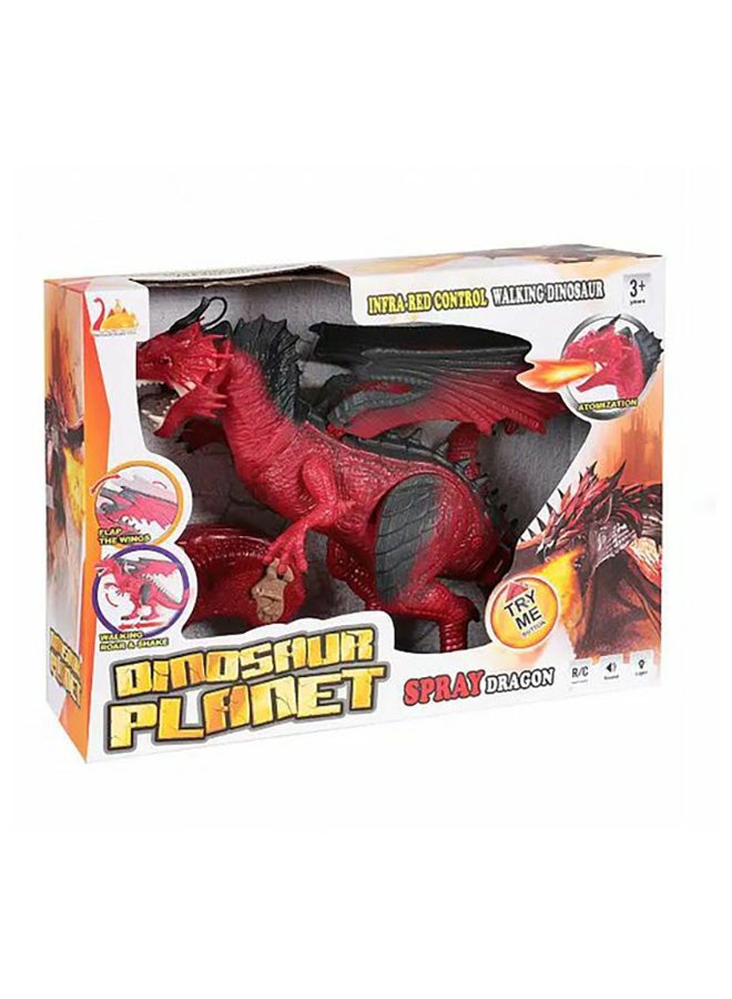 Dinosaur Planet Spray Dragon Walking Dinosaur With Remote Control 40x30x13cm