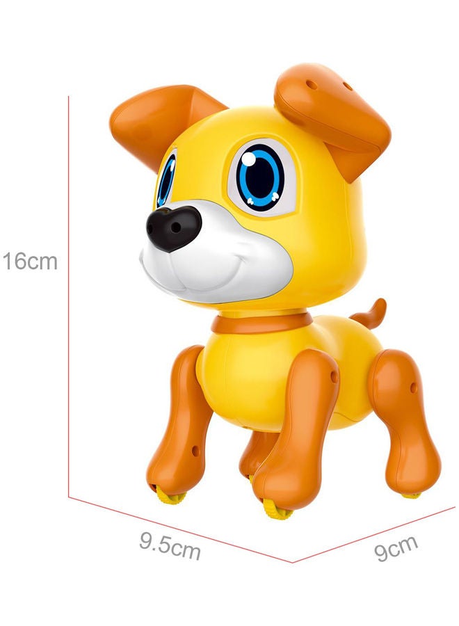 Electronic Robot Dog Toy With Gesture Sensing Lights 23x13x17cm