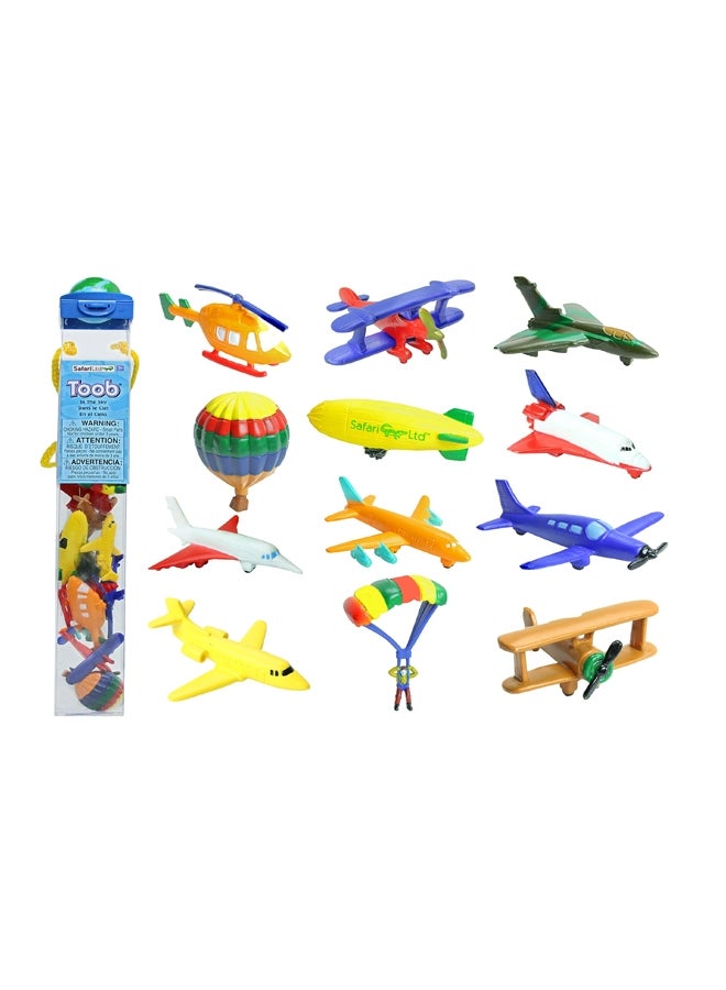 12-Piece Toob In The Sky Play Vehicles 699404