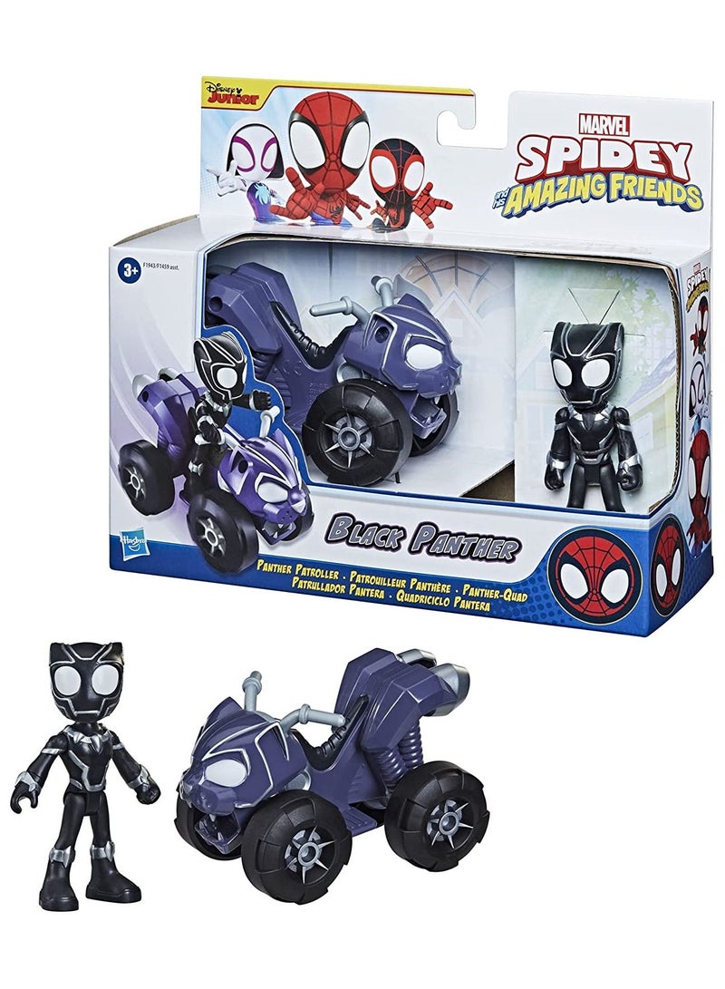 Spidey and His Amazing Friends Black Panther Patroller
