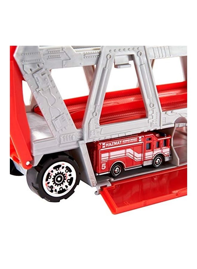 Fire Rescue Hauler Playset