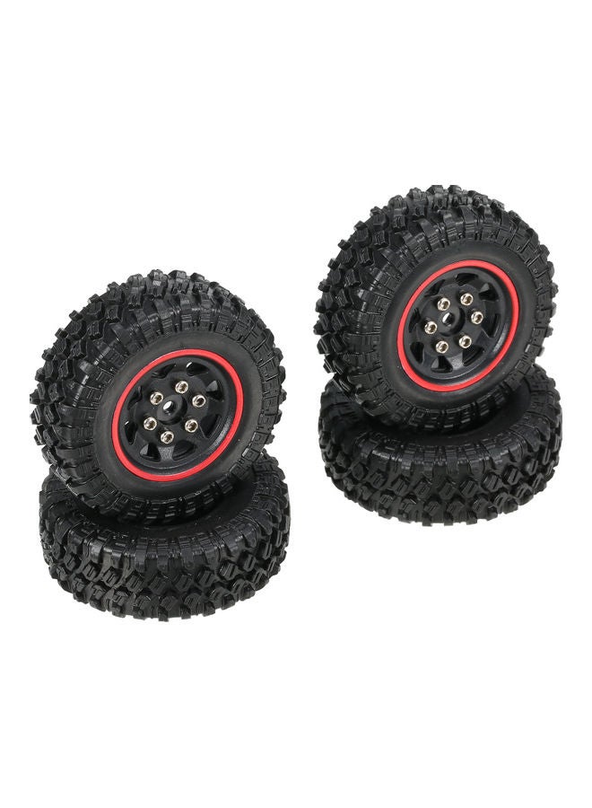 4-Piece RC Rubber Tires