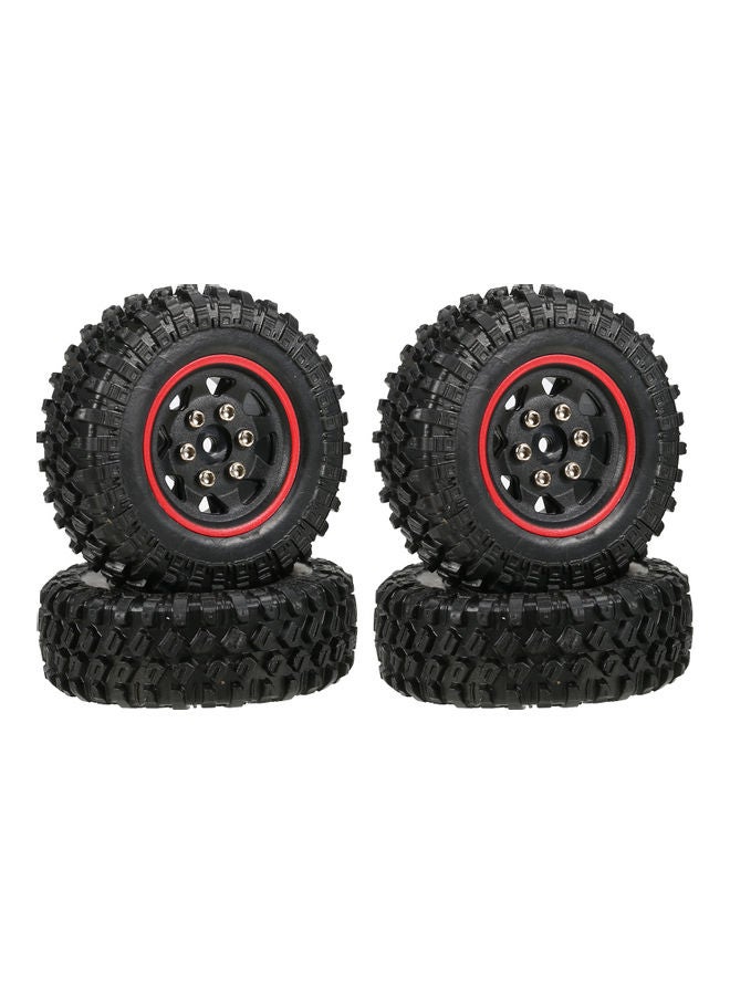 4-Piece RC Rubber Tires