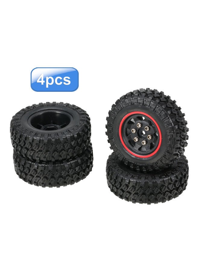 4-Piece RC Rubber Tires