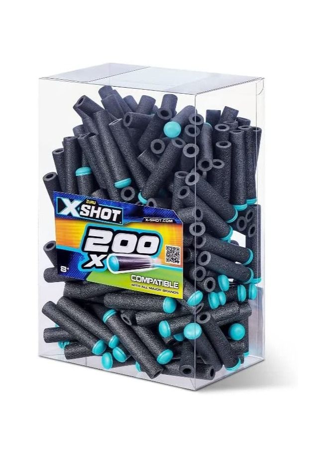X-shot Excel Dart Refill Gray and Blue 200pk XS-36500