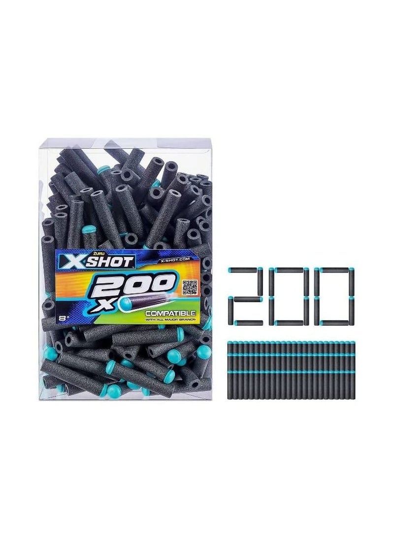 X-shot Excel Dart Refill Gray and Blue 200pk XS-36500