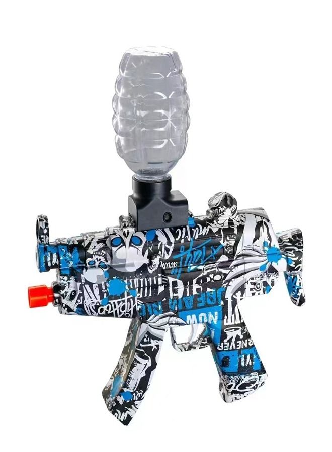 MP5 Shape Electric Automatic Hydrogel Balls Blaster Gun with Safety Goggles and 35000 Gel Balls for Outdoor Activity