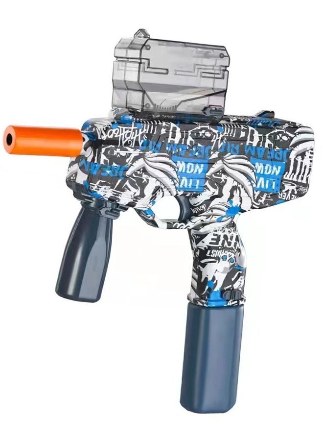 MP9 Shape Electric Automatic Hydrogel Balls Blaster Gun with Safety Goggles and 5000 Gel Balls for Outdoor Activity