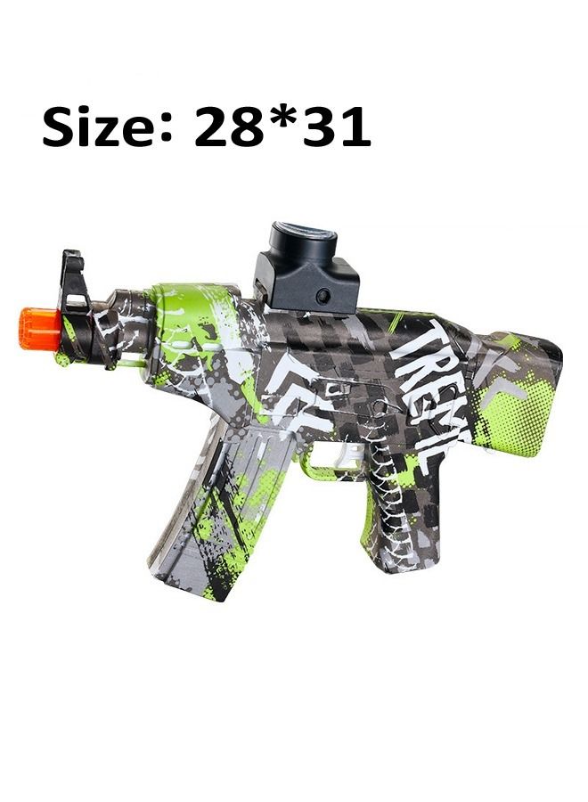 AK 47 Shape Electric Automatic Hydrogel Balls Blaster Gun with Safety Goggles and 5000 Gel Balls for Outdoor Activity