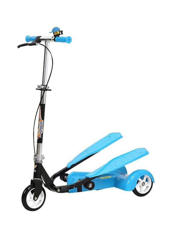 Smart Dual-Pedal 3 Wheel Scooter Blue