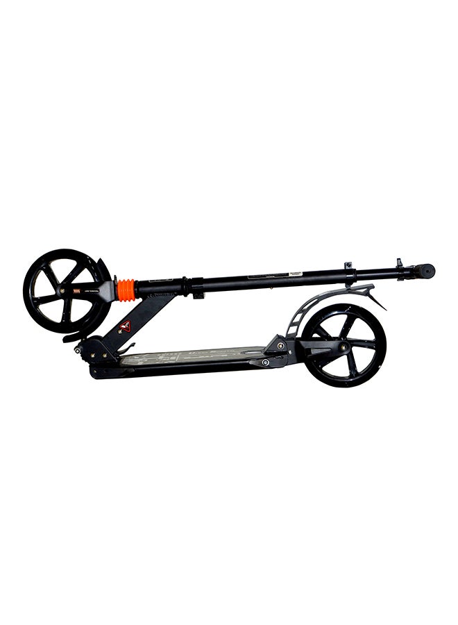 2-Wheeler Foldable Runner Kick Manual Scooter With 3 Adjustable Height Black 55x12x20cm