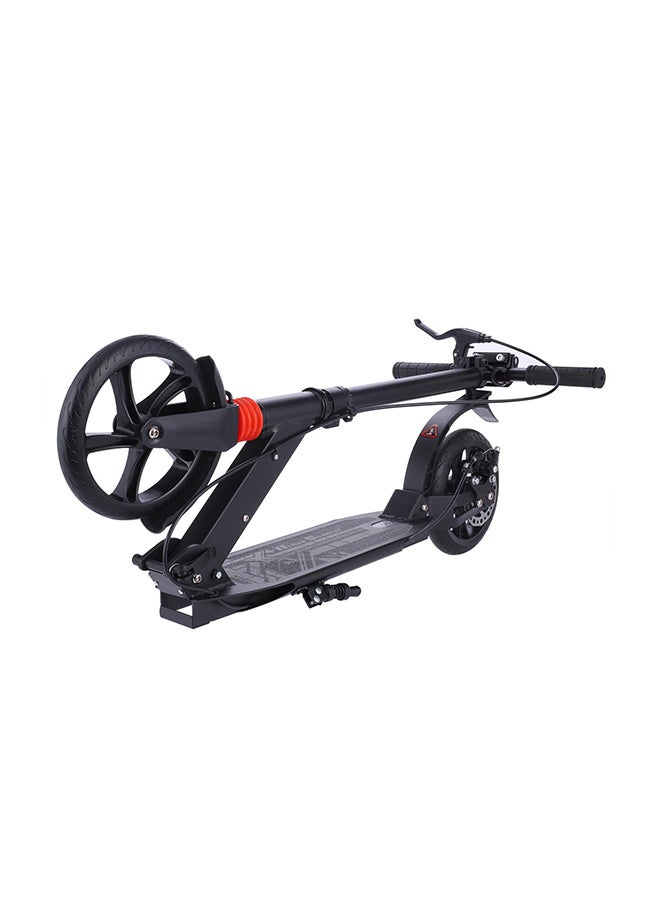 2-Wheeler Foldable Runner Kick Manual Scooter With 3 Adjustable Height Black 55x12x20cm
