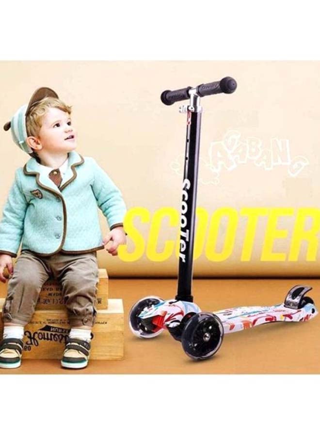 3-Wheel Kick Adjustable Scooter Multicolour 61.7x27.5x15.2cm