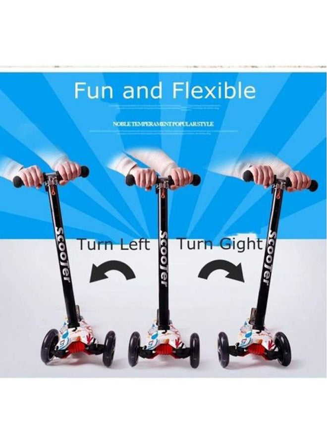3-Wheel Kick Adjustable Scooter Multicolour 61.7x27.5x15.2cm