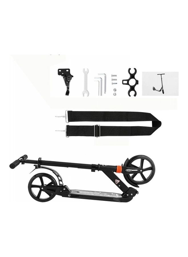 Non-electric Foldable Front & Rear Shock-Absorbing System Scooter 98x104x38cm 98x104x38cm