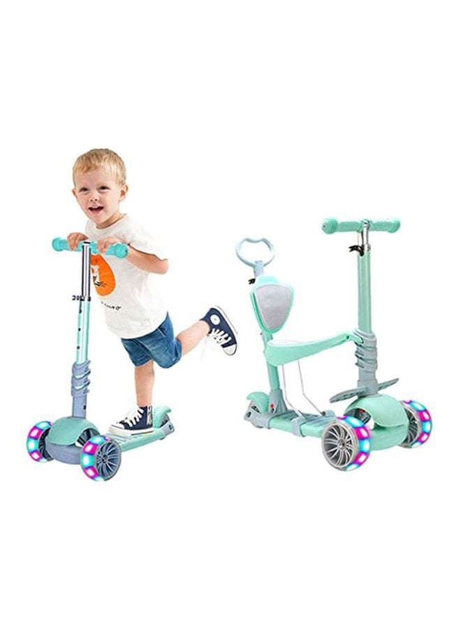 Kids Kick Scooter With Adjustable And Sleek Foldable Design, For Ages 3+ Years Blue