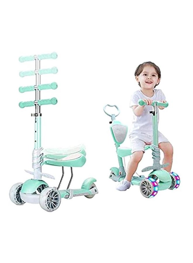 Kids Kick Scooter With Adjustable And Sleek Foldable Design, For Ages 3+ Years Blue