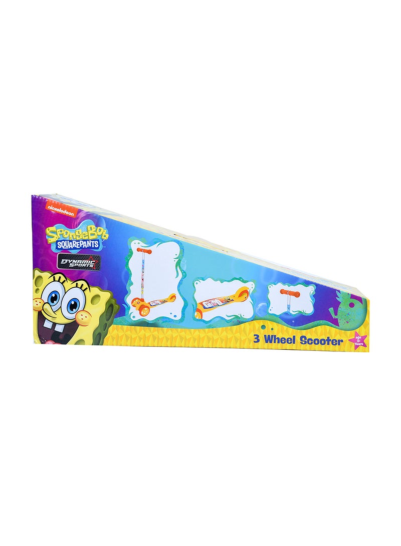 3 Wheel Kick Scooter-Sponge Bob 60x14.5x27.5cm