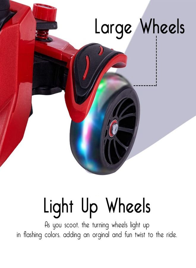 Penta Skate Scooter For Kids 3 Wheel – Red