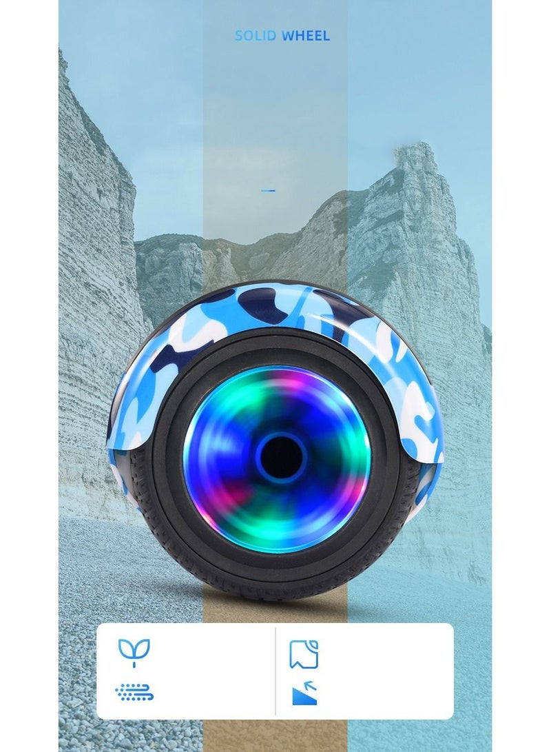 D1 6.5 inch 2 Wheel Smart Balance Hover Board Connected 350W LED Lights Self Balancing Electric Hoverboard