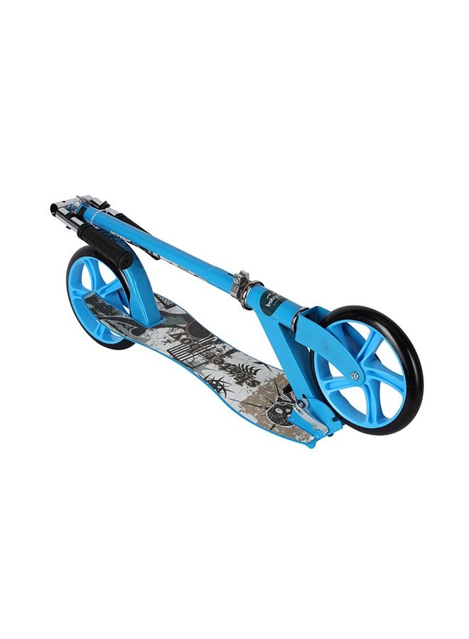 Kids Foldable Scooter With 2 Big Wheel - Blue