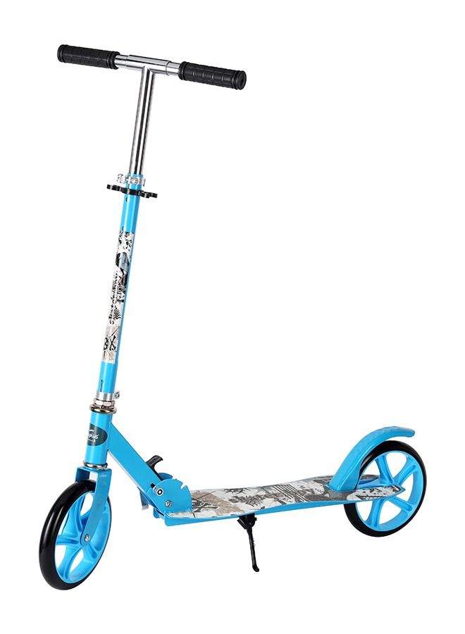 Kids Foldable Scooter With 2 Big Wheel - Blue