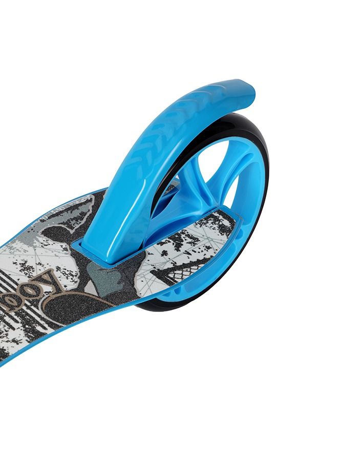 Kids Foldable Scooter With 2 Big Wheel - Blue