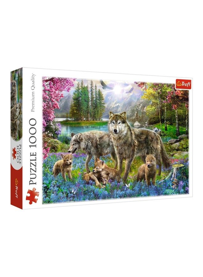 1000-Piece Lupine Family Jigsaw Puzzles Playset 70x48cm