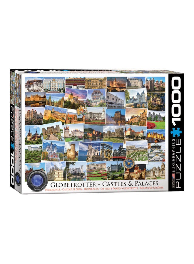 1000-Piece Castles And Palaces Globetrotter Puzzle Set