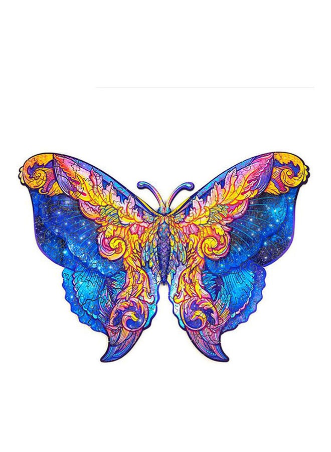 140-Piece Wooden Animal Butterfly Puzzle