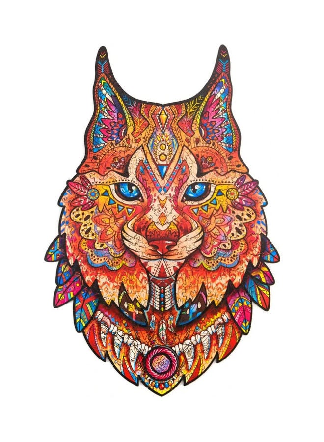 93-Piece Animal Shaped Wooden Jigsaw Puzzle Set