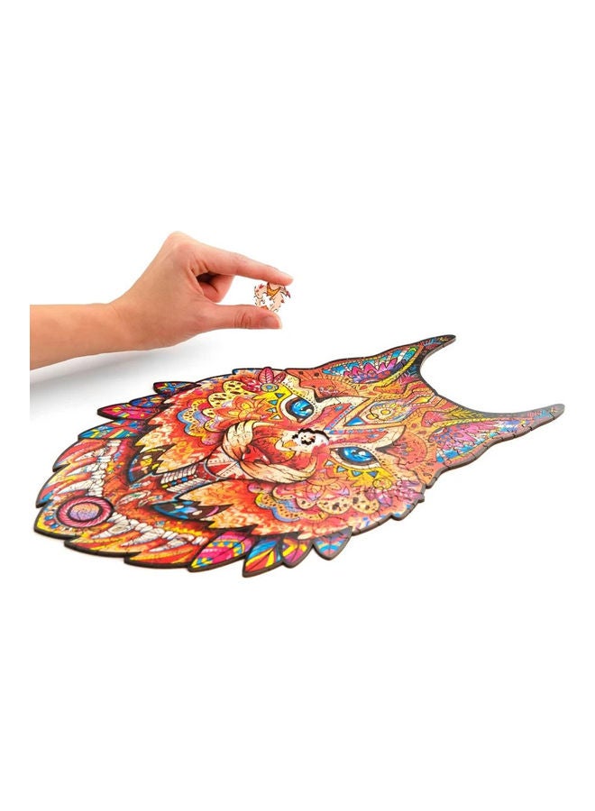 93-Piece Animal Shaped Wooden Jigsaw Puzzle Set