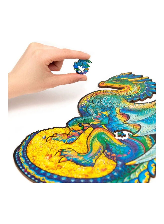 118-Piece Animal Shaped Wooden Jigsaw Puzzle Set