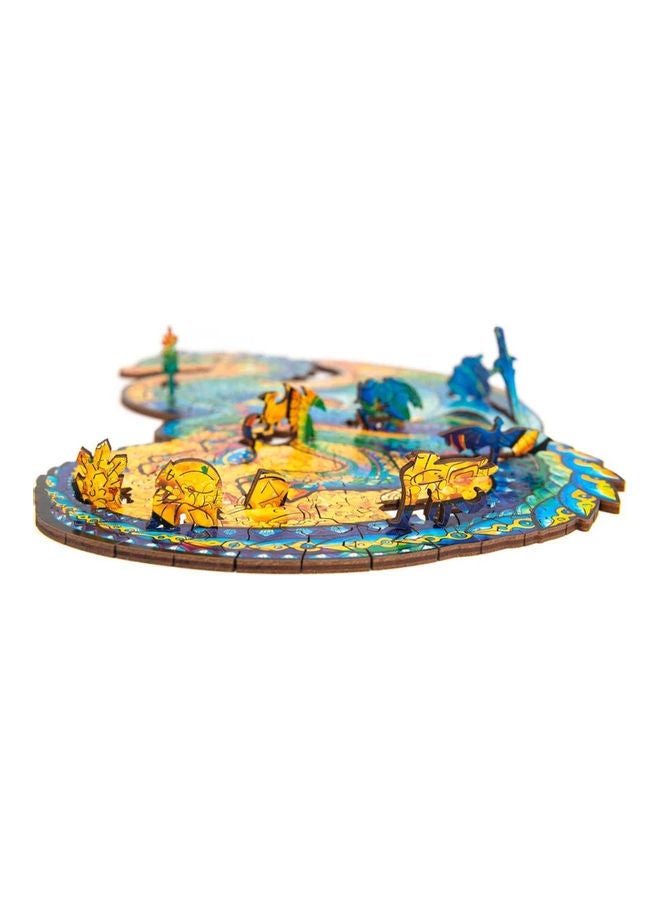 118-Piece Animal Shaped Wooden Jigsaw Puzzle Set