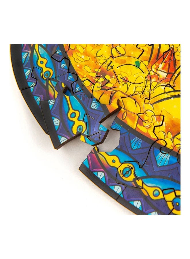118-Piece Animal Shaped Wooden Jigsaw Puzzle Set